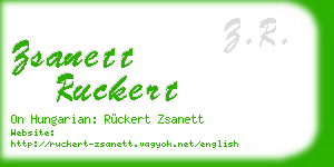 zsanett ruckert business card
